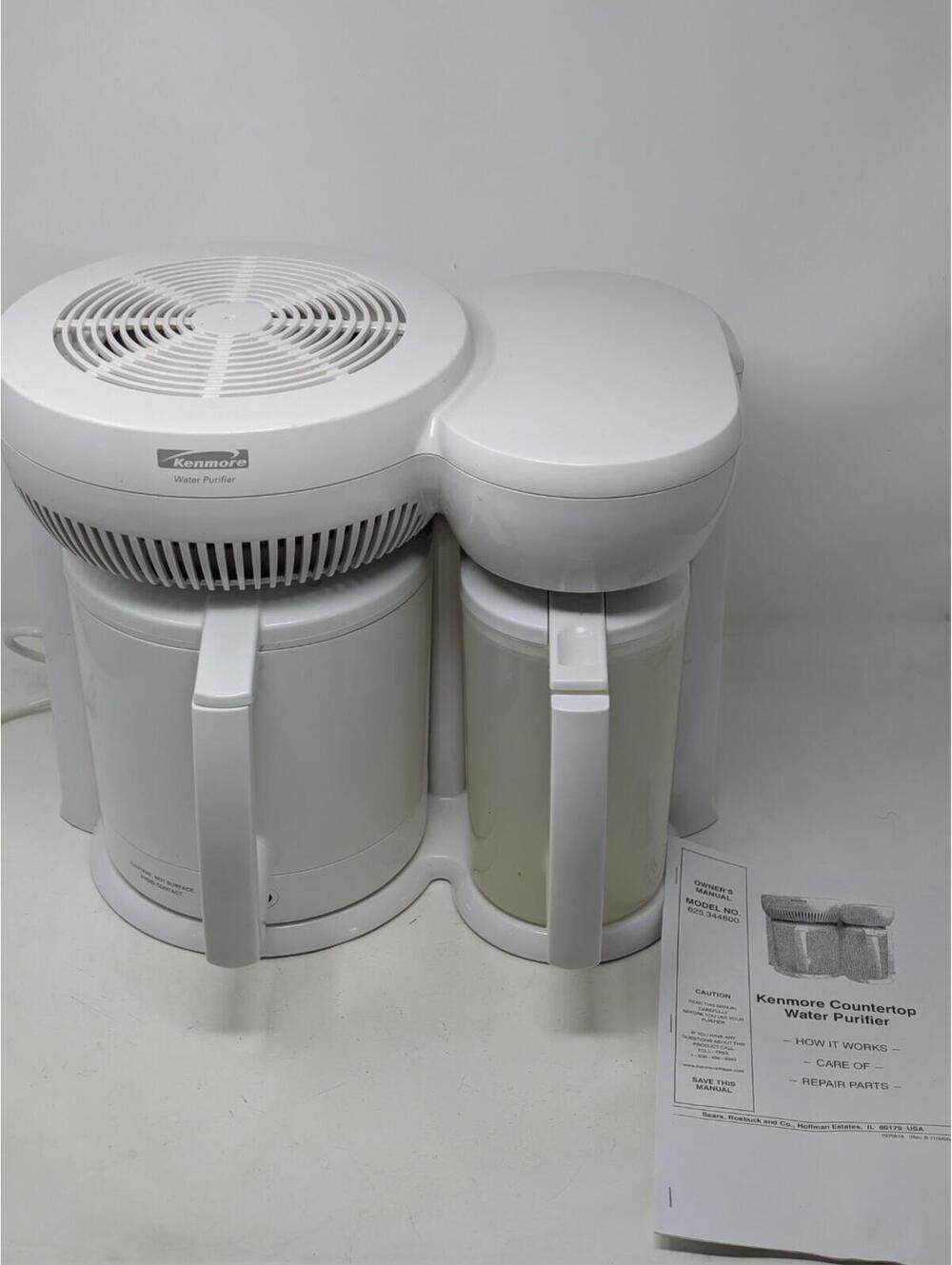 Vintage Kenmore Countertop Water Purifier/Distiller 625.34480 Tested